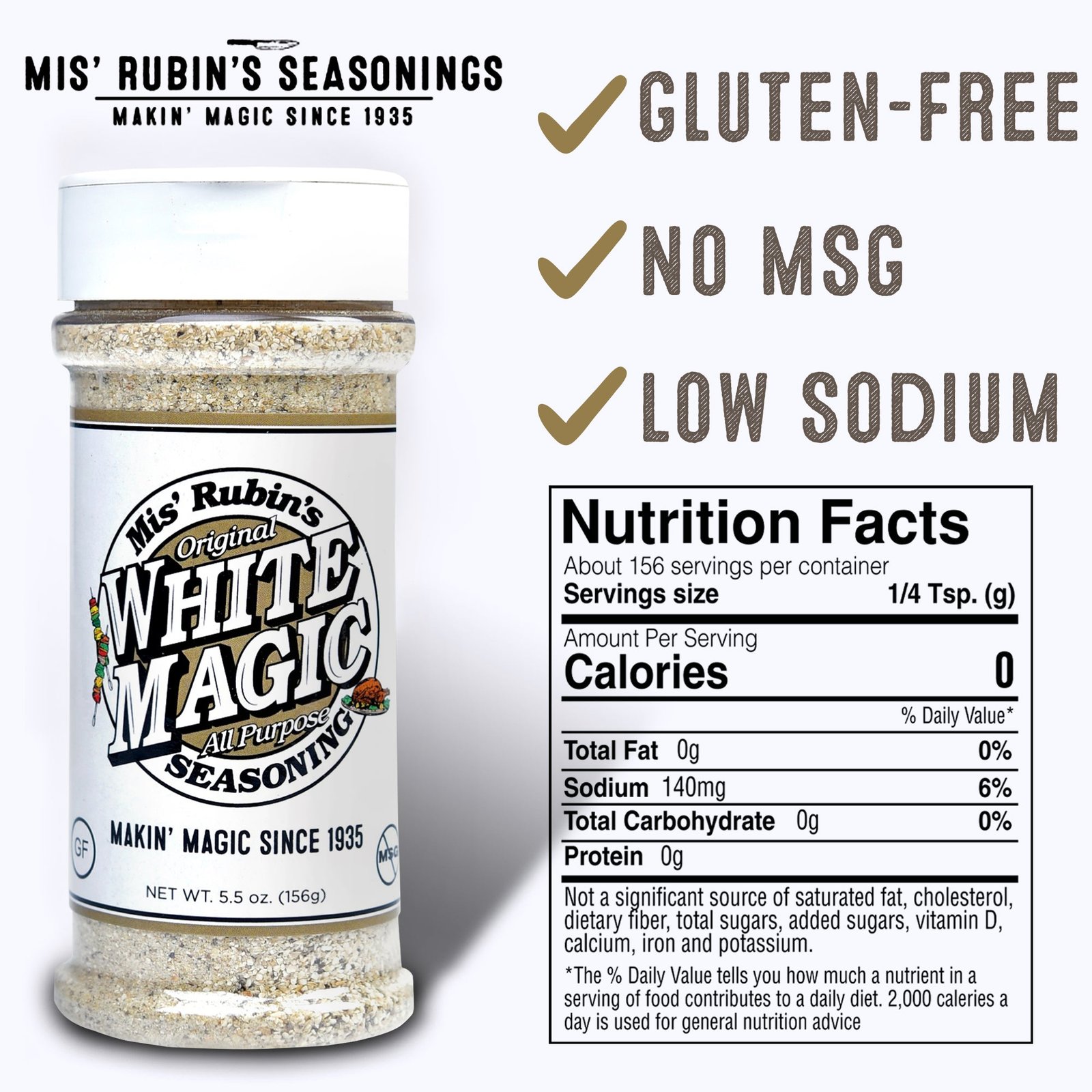 Mis' Rubin's Creole Magic Seasoning
